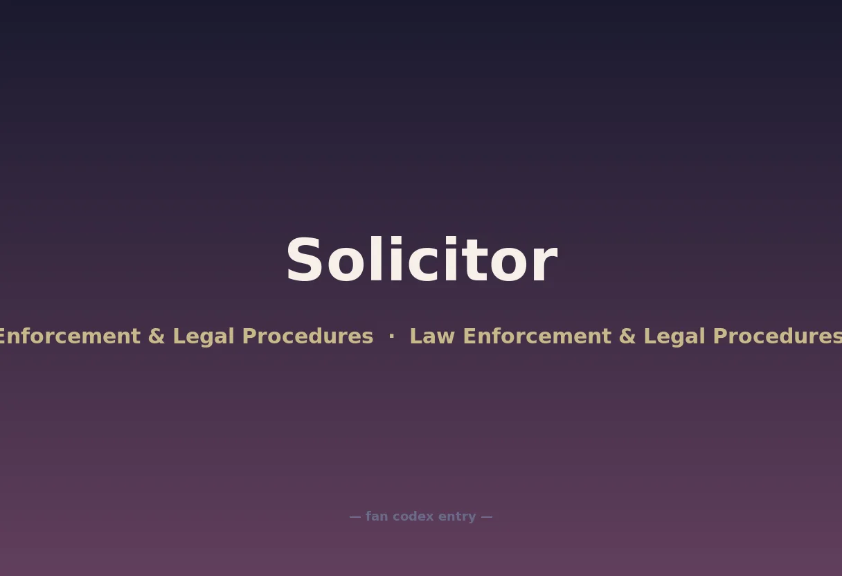 Solicitor